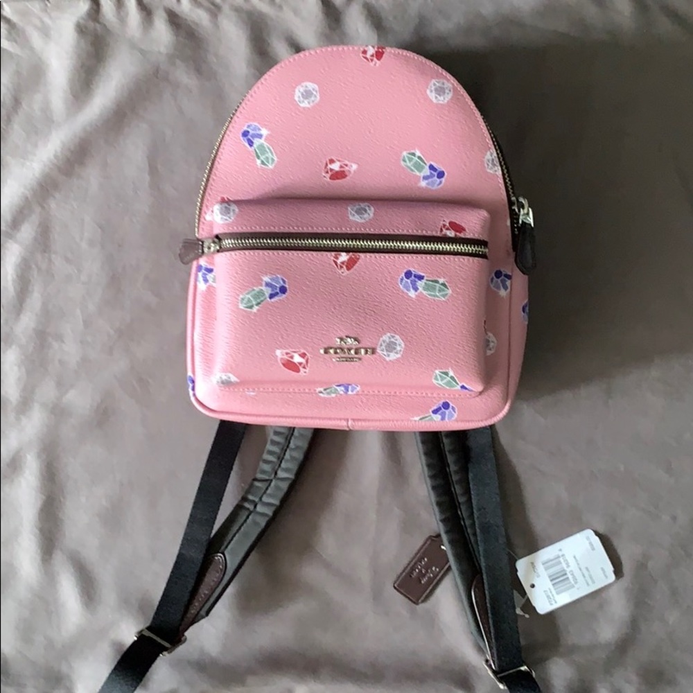 BNWT COACH x DISNEY “PINK GEM” SMALL BACKPACK
